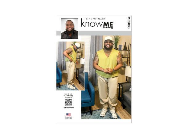 KnowME 2088 - Bukser og vest til herre.