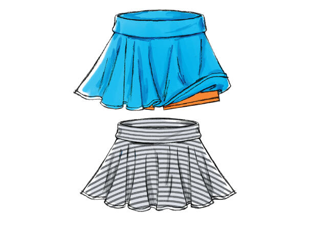 McCall's 6918 - Skjørt til barn.