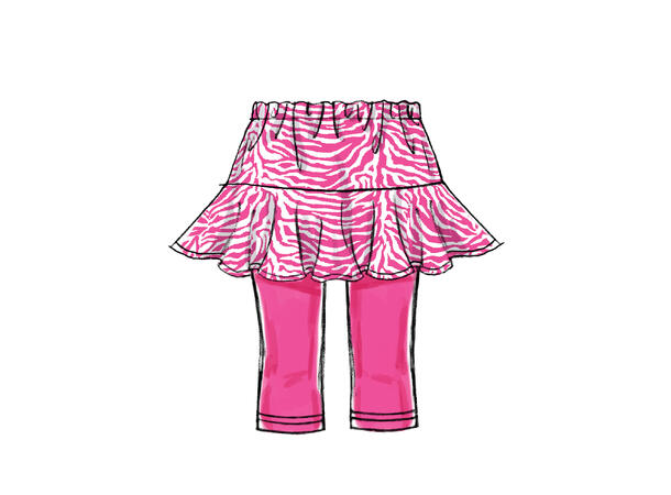 McCall's 6918 - Skjørt til barn.