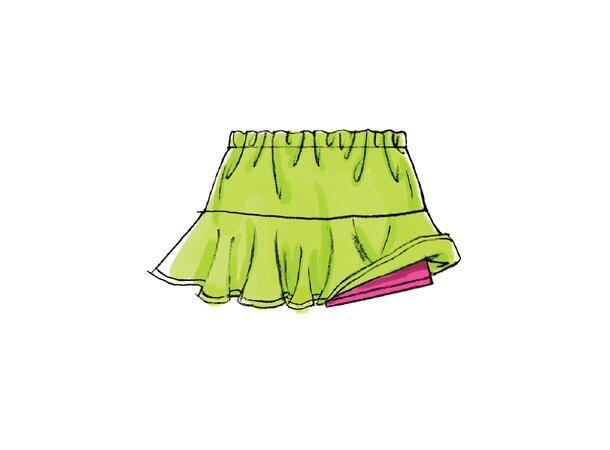 McCall's 6918 - Skjørt til barn.