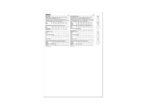 McCall's 8401 - Vintage Kjole.