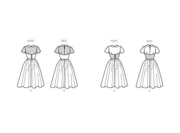 McCall's 8401 - Vintage Kjole.