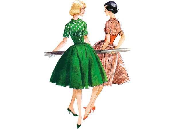 McCall's 8401 - Vintage Kjole.