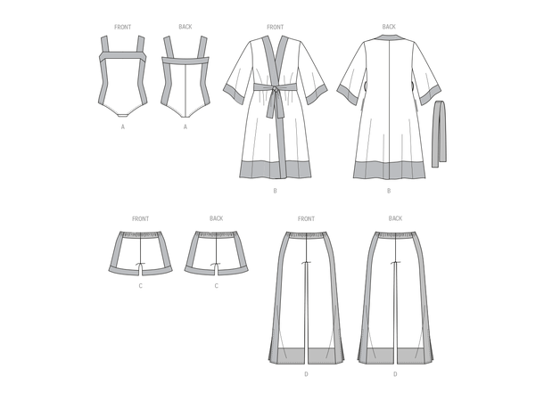 McCall's 8412 - Nattøy.