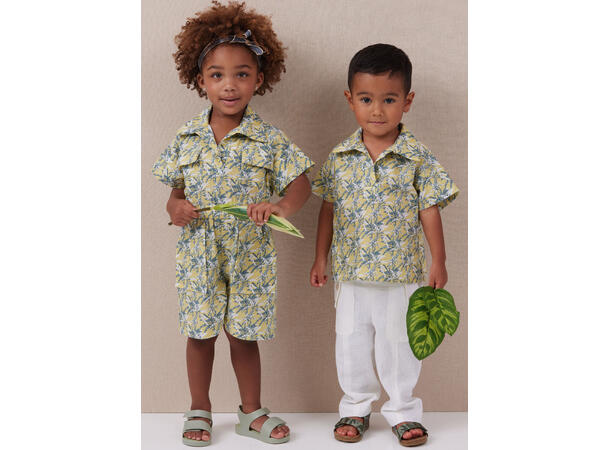 McCall's 8461 - Topp, romper og bukse til barn.