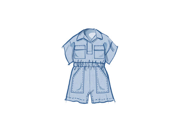 McCall's 8461 - Topp, romper og bukse til barn.