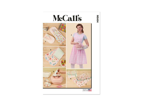 McCall's 8494 - Forkle og kjøkkentilbehør.