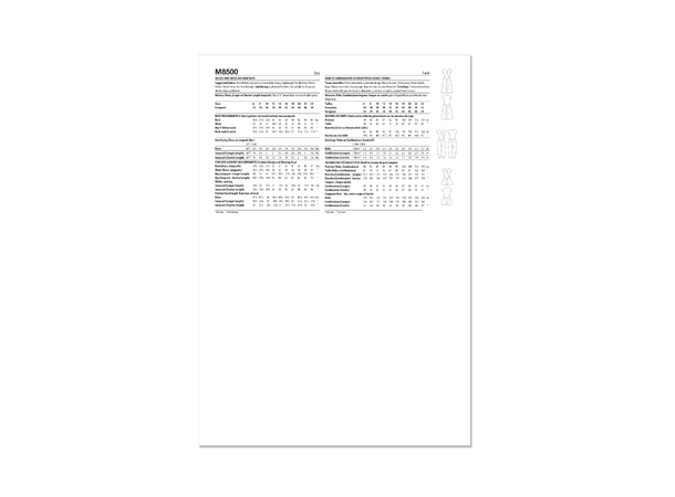 McCall's 8500 - Vintage Kjole og jumpsuit.