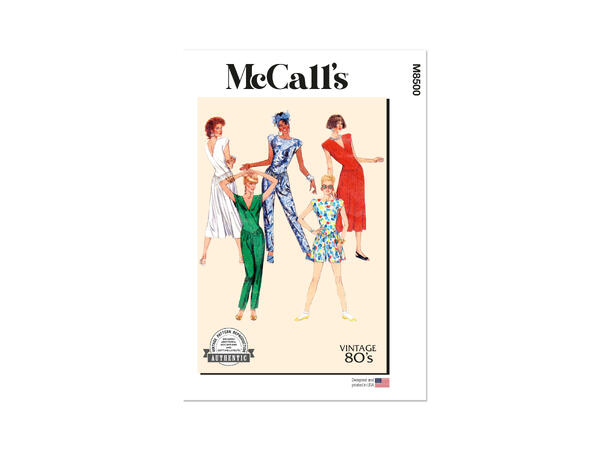 McCall's 8500 - Vintage Kjole og jumpsuit.