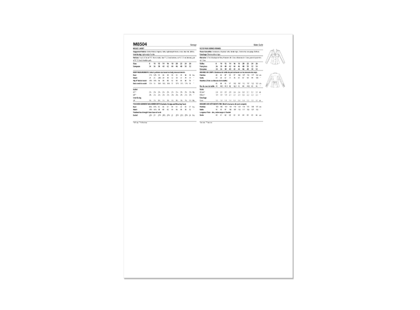 McCall's 8504 - Jakke.