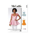 McCall's 8509 - Peplum Topp H5 (6-8-10-12-14)