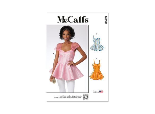 McCall's 8509 - Peplum topp.