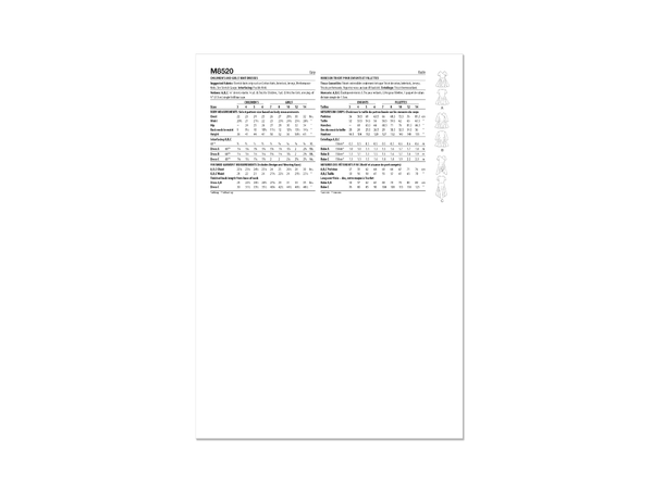 McCall's 8520 - Kjoler til barn.