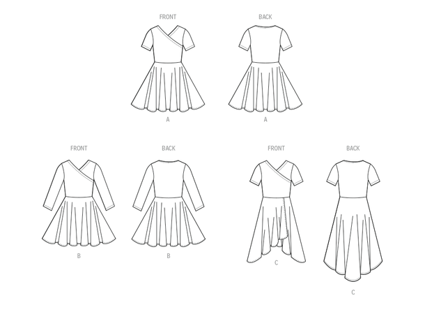 McCall's 8520 - Kjoler til barn.