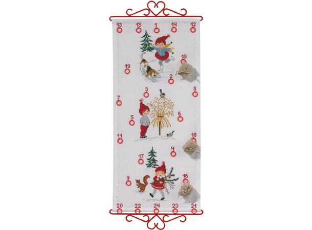 Permin, Adventskalender med nisse og reinsdyr
