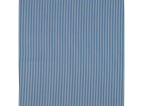 Poplin Blå, striper