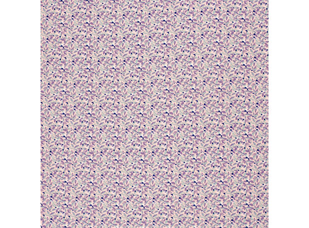 Viskose Poplin Printed flowers, Lavendel 