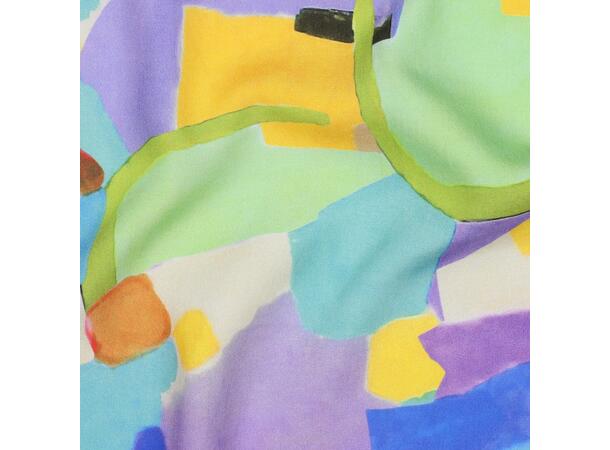 Viskose RADIANCE DIGITAL ABSTRACT - PURPLE 