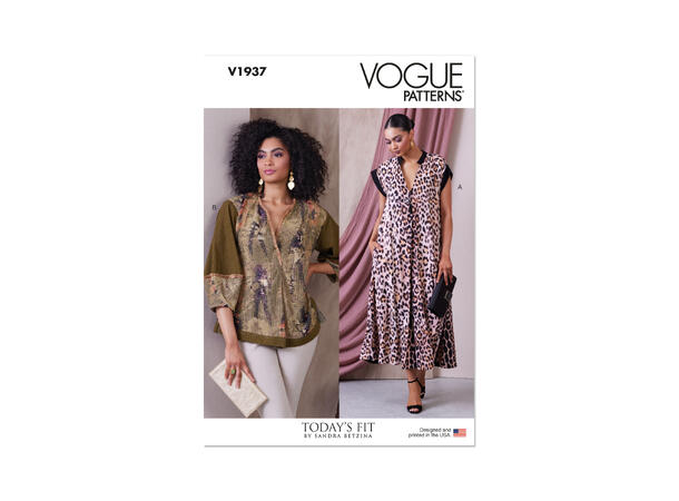 Vogue 1937- Kjole og Tunika.