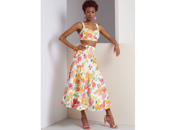 Vogue 1961 - Topp, skjørt og bukse.