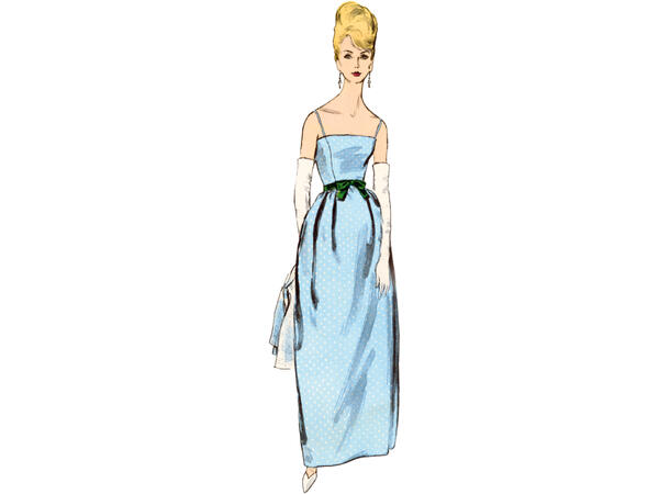 Vogue 2082 - Vintage kjole.