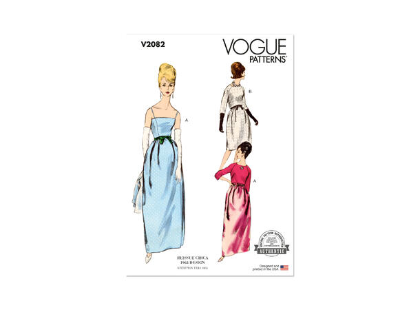 Vogue 2082 - Vintage kjole.