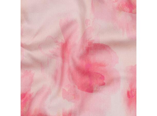 Bomull Sateng DIGITAL FLOWERS - PINK