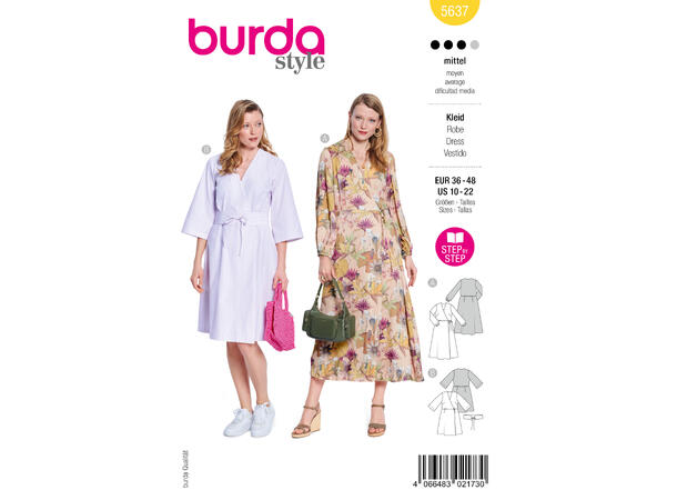Burda 5766 - Kjole.