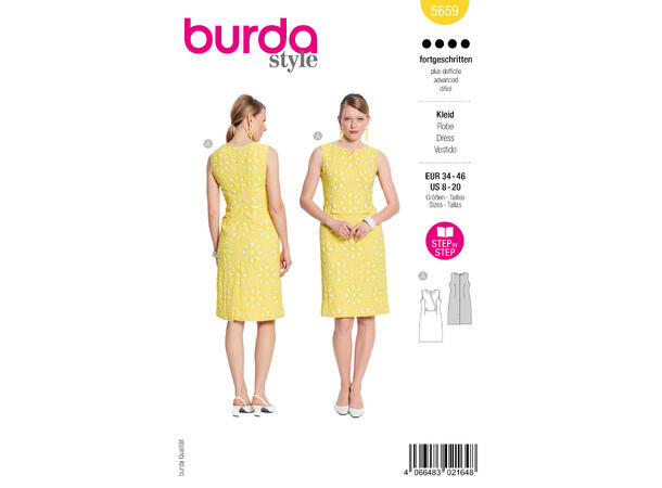 Burda 5766 - Kjole.