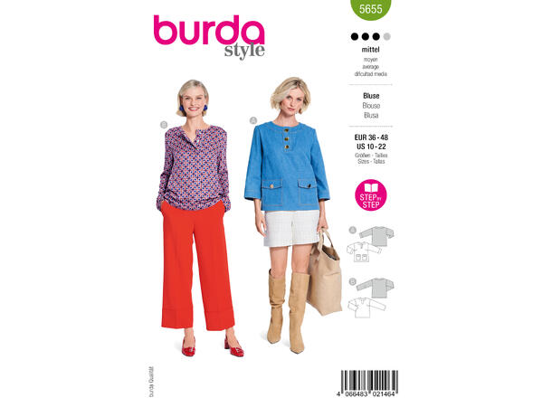 Burda 5775 - Bluse.