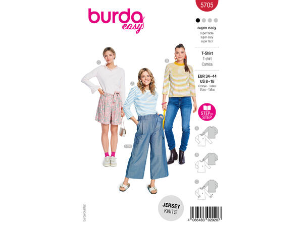 Burda 5790 - Genser.