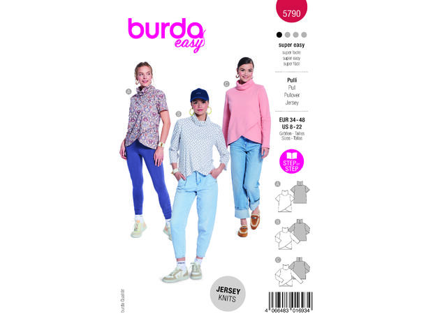 Burda 5790 - Genser.
