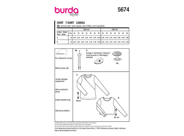 Burda 6064, genser