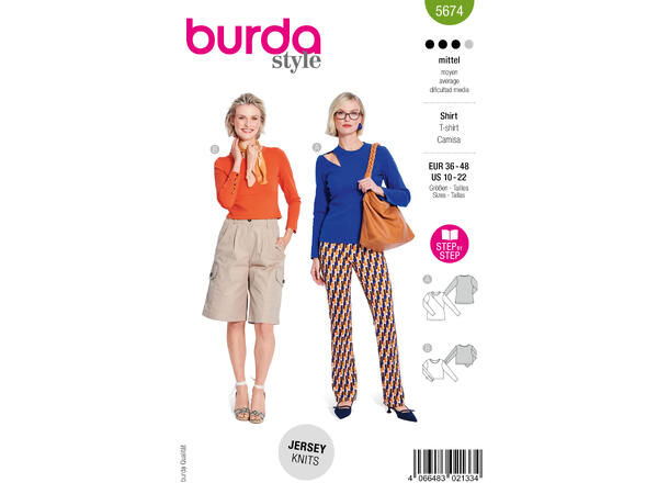 Burda 6064, genser