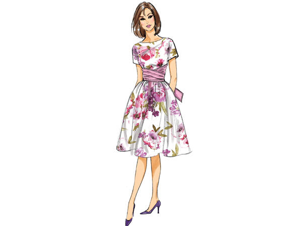 Butterick 6318- Retro Kjole