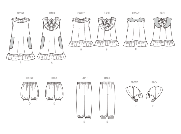 Butterick 6951- klespakke til barn