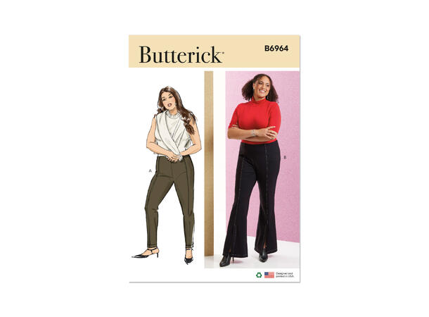 Butterick 6964- Bukse til dame