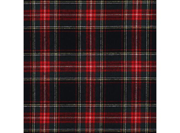 Flanell Børstet flanell Ruter marine/rød