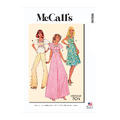 McCall's 8258 - Vintage Kjole & Topp A5 (6-8-10-12-14)