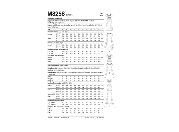 McCall's 8258 - Vintage kjole og topp.