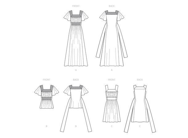 McCall's 8258 - Vintage kjole og topp.