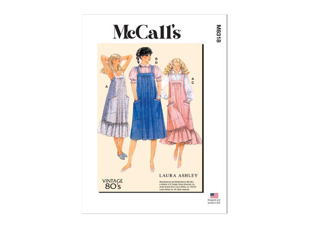 McCall's 8318 - Vintage kjole og bluse.
