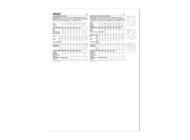McCall's 8338 - Vintage Kjole.