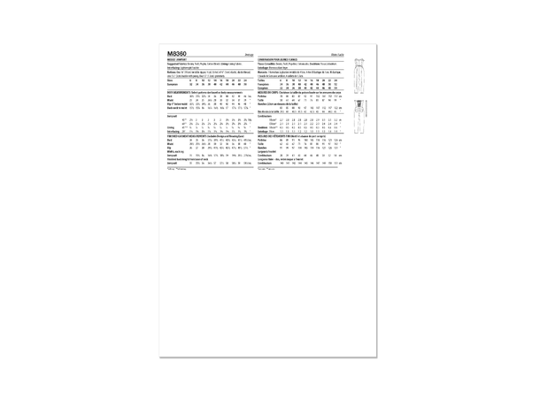 McCall's 8360 - Jumpsuit.