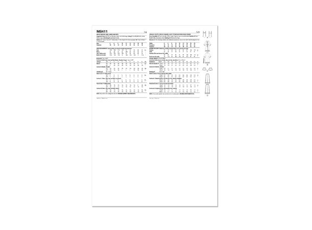 McCall's 8411 - Nattøy til dame.