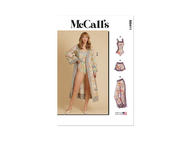 McCall's 8411 - Nattøy til dame.
