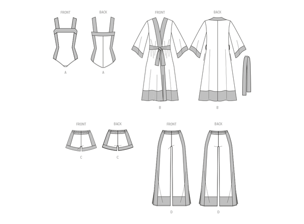 McCall's 8411 - Nattøy til dame.