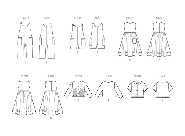 McCall's 8416 - Klespakke til barn.