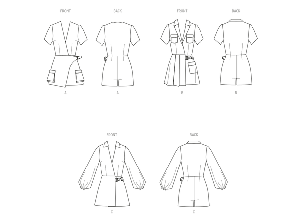 McCall's 8454 - Kort jumpsuit.