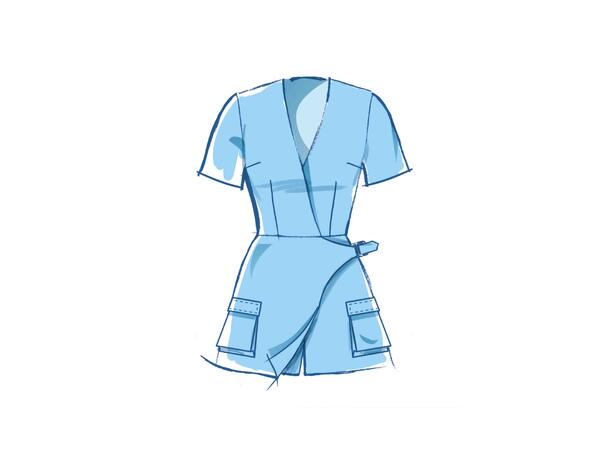 McCall's 8454 - Kort jumpsuit.